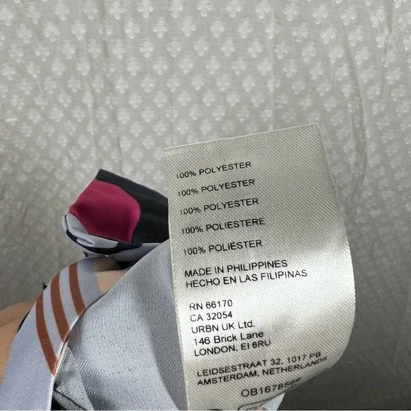 Anthropologie Maeve Striped Satin Balloon High Rise Pants‎ - Picture 9 of 9